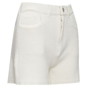 Barrie denim cashmere knit shorts